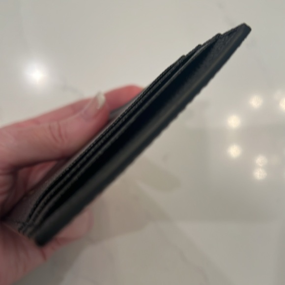 Ysl Saint Laurent Uptown Leather Card Holder Case Wallet insert Pristine - Picture 5 of 9